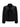 The Sanctuary Clothing quilted velvet jacket in black features a front zipper, long puffed sleeves, and ribbed collar and hem, shown on a plain white background.