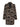 The downtown jacket leopard mirage by Sanctuary Clothing is a long-sleeve, knee-length coat with a bold black and brown leopard print, notched collar, black buttons, and two front pockets.