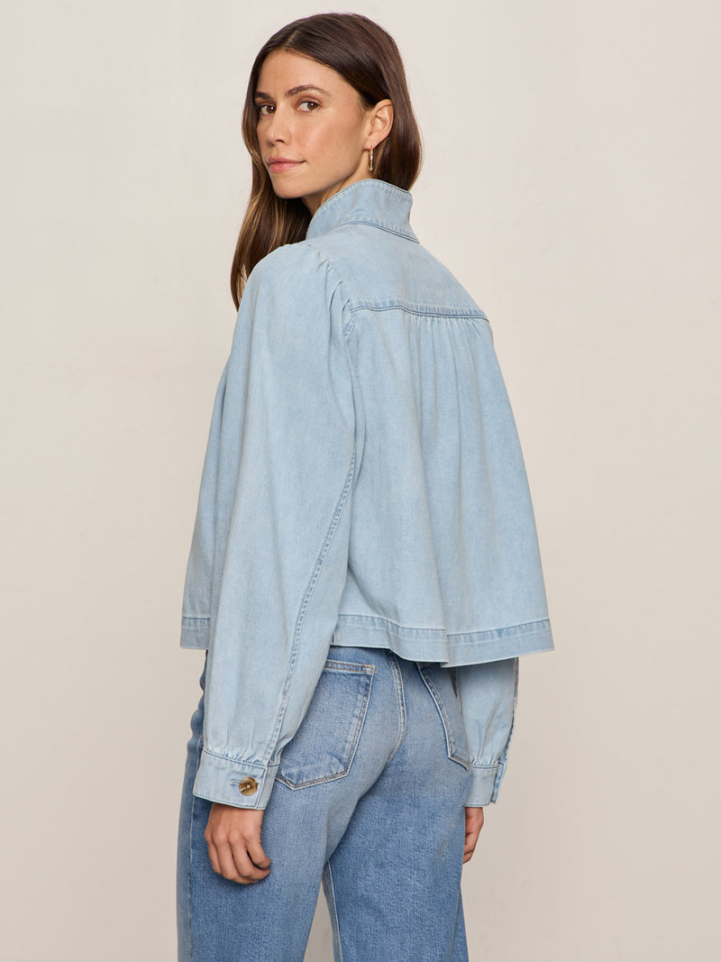 Charlotte Denim Jacket Whisper alt 1