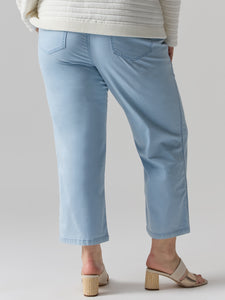 Vacation Crop High Rise Pant Ultra Pale Inclusive Collection