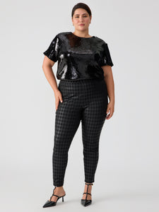 Runway Semi High Rise Legging Coated Plaid Inclusive Collection