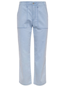 Vacation Crop High Rise Pant Ultra Pale