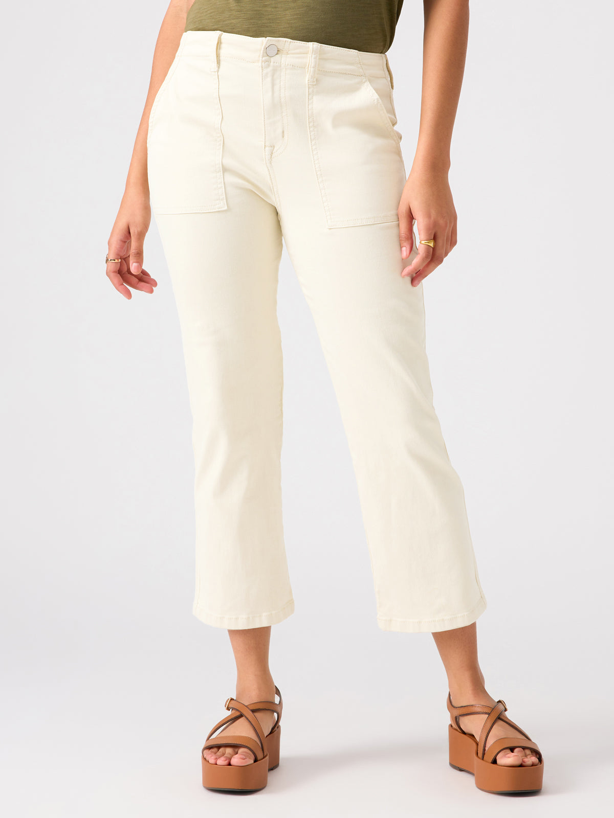 Vacation Crop High Rise Pant Birch
