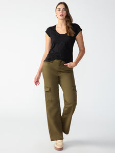 Flashback Cargo High Rise Pant Canteen