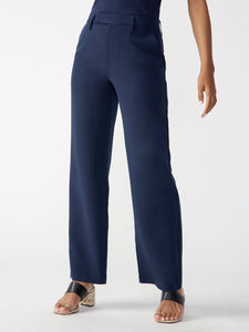 Rue Semi High Rise Trouser Pant Navy Reflection