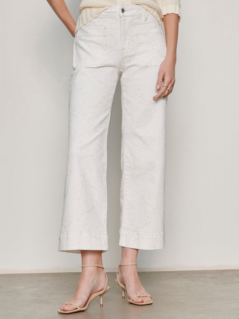 The Marine Crop Jean Chalk Petite Sizing