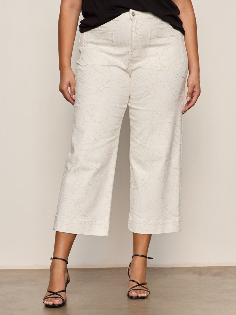 The Marine Crop Jean Chalk Extended Sizing