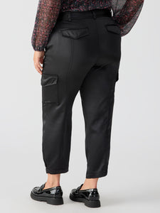 Classy Standard Rise Cargo Trouser Pant Black Inclusive Collection
