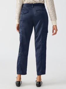 Classy Standard Rise Cargo Trouser Pant Navy Reflection