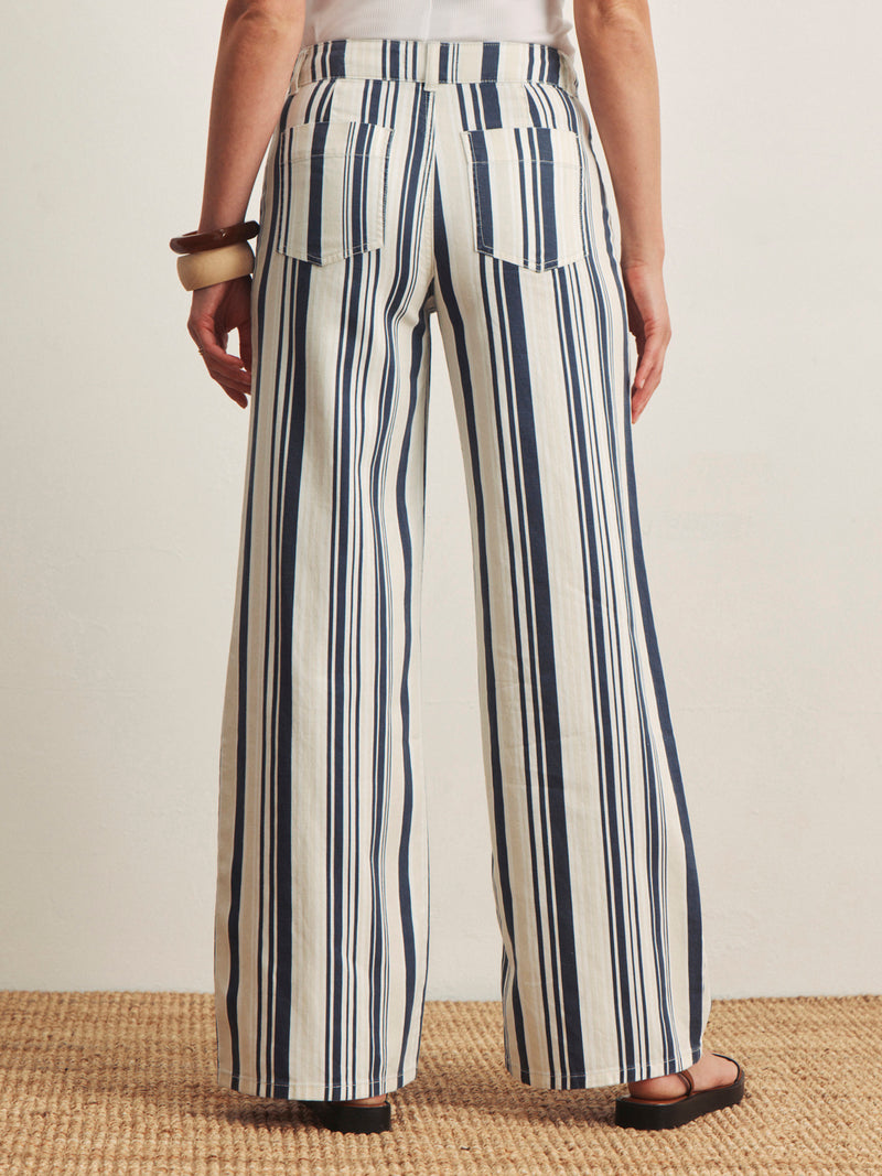 Marine Full Length Jean Sail Stripe alt 1