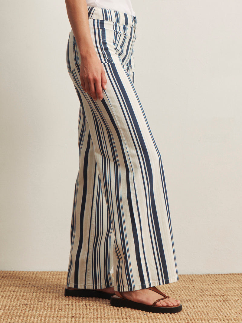 Marine Full Length Jean Sail Stripe alt 2