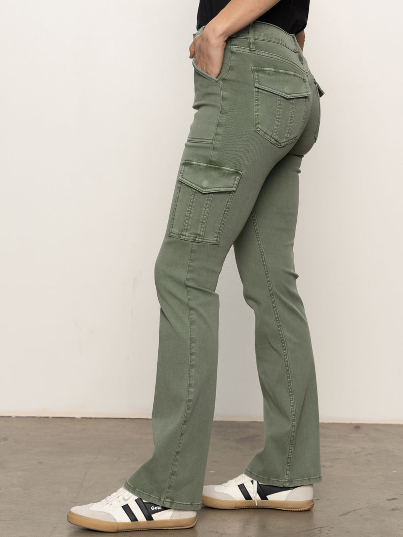 Sculpted Hayden Bootcut Pant Dark Spruce alt 2