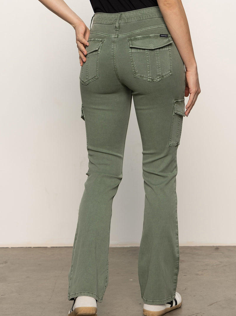 Sculpted Hayden Bootcut Pant Dark Spruce alt 1