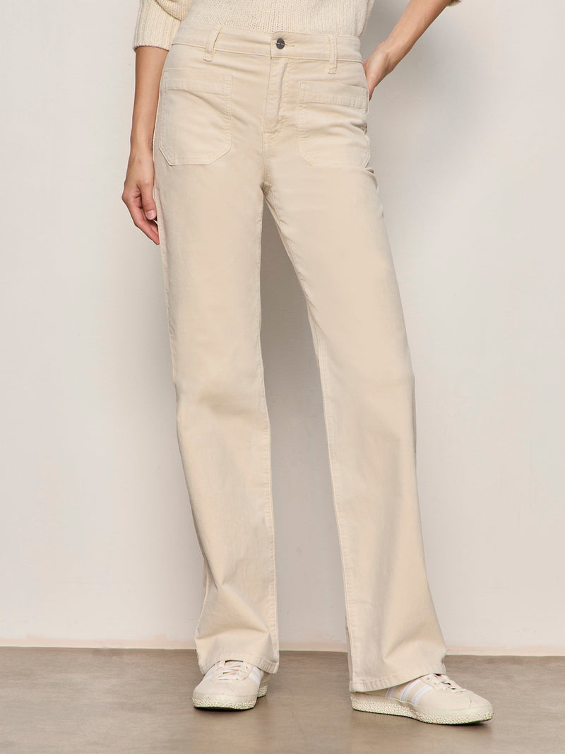 Velveteen Marine Pant Vanilla Creme