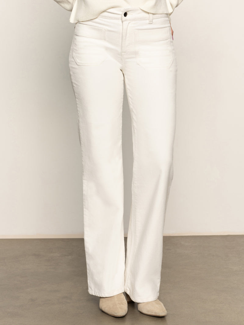 Corduroy Marine Pant Chalk