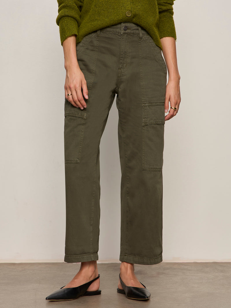 Boyfriend Utility Pant Kalamata Petite Sizing