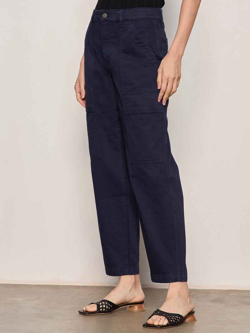 Boyfriend Utility Pant Navy Blazer alt 2