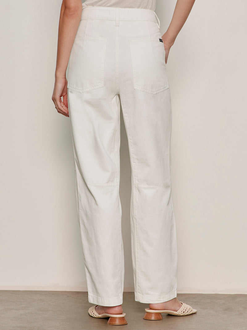Boyfriend Utility Pant White alt 2
