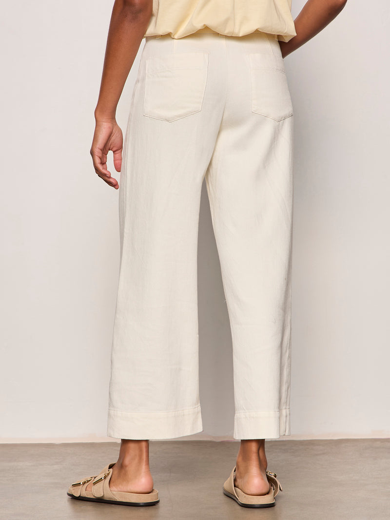 Soft Marine Wide Leg Crop Pant Collagen alt 1