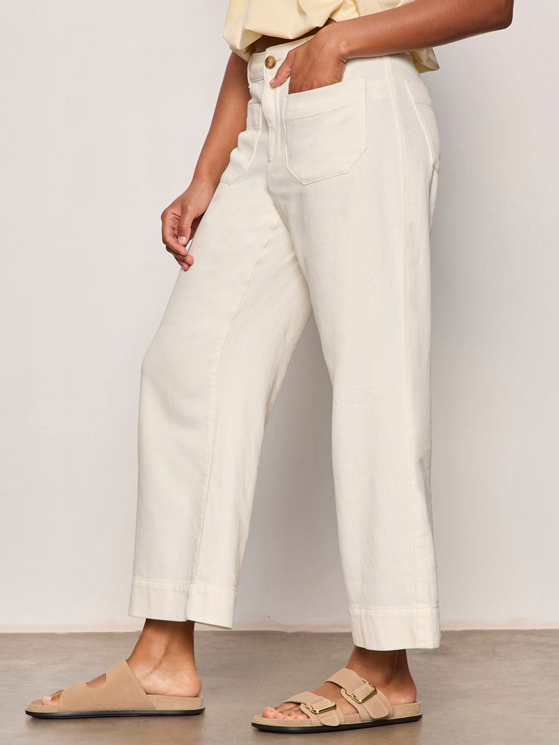 Soft Marine Wide Leg Crop Pant Collagen alt 2