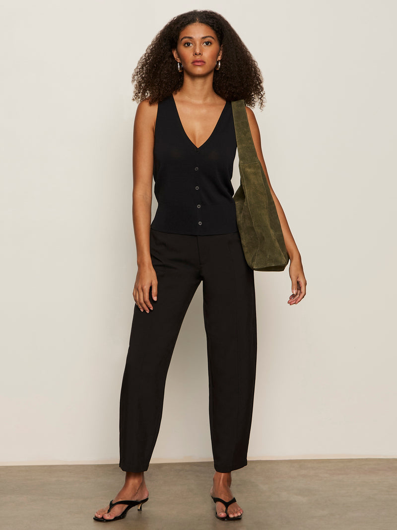 Polished Barrel Pant Black alt 3