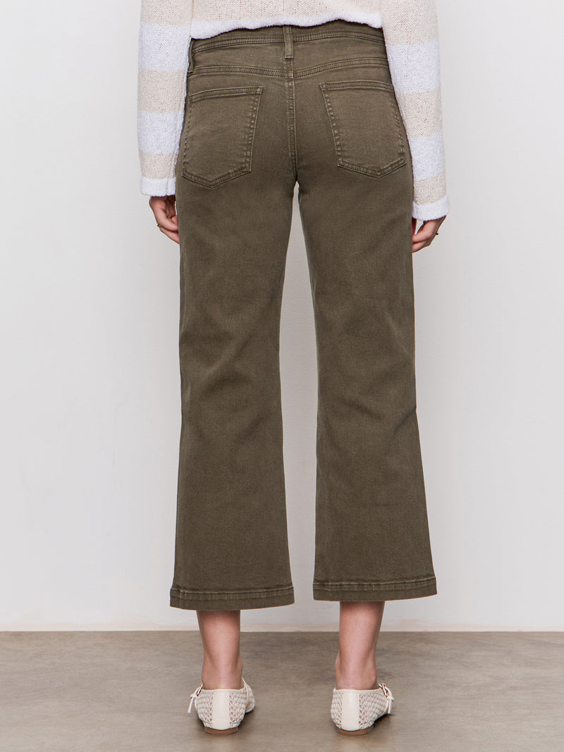 League Crop Jeans Fatigue alt 1