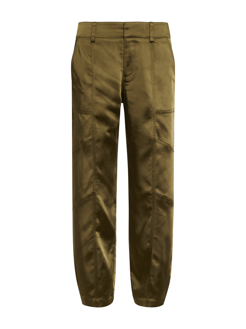 Sahara Satin Tapered Pant Dirty Martini alt 6
