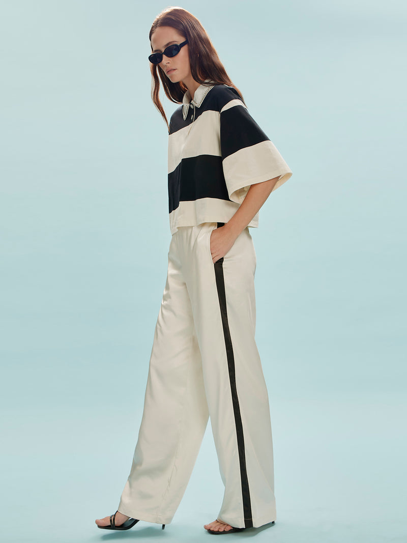 Satin Track Pant Collagen alt 4