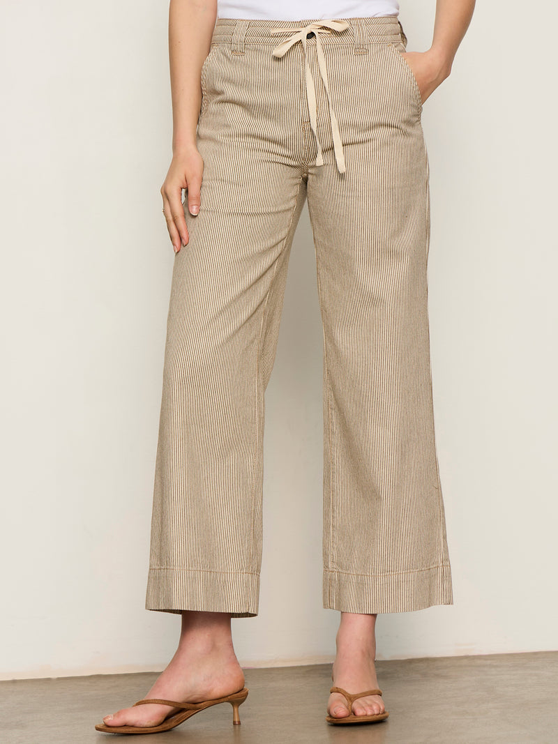 Lily Stripe Cropped Pant Lido Stripe alt 1
