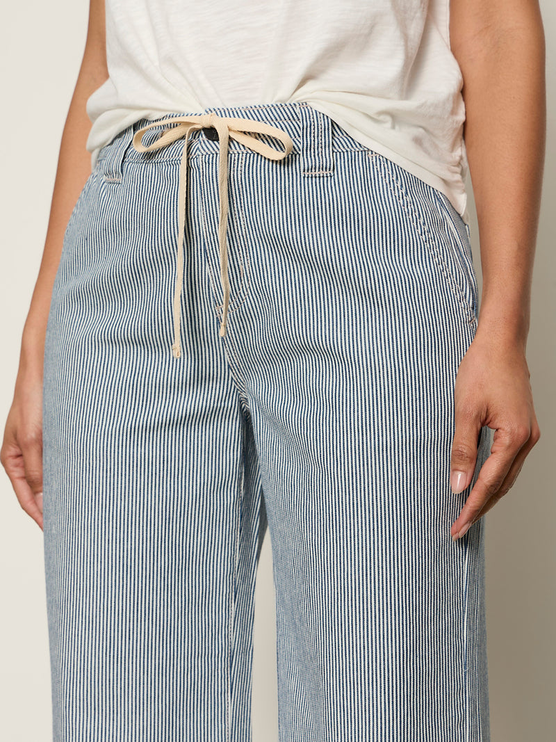 Lily Stripe Cropped Pant Yacht Stripe alt 2