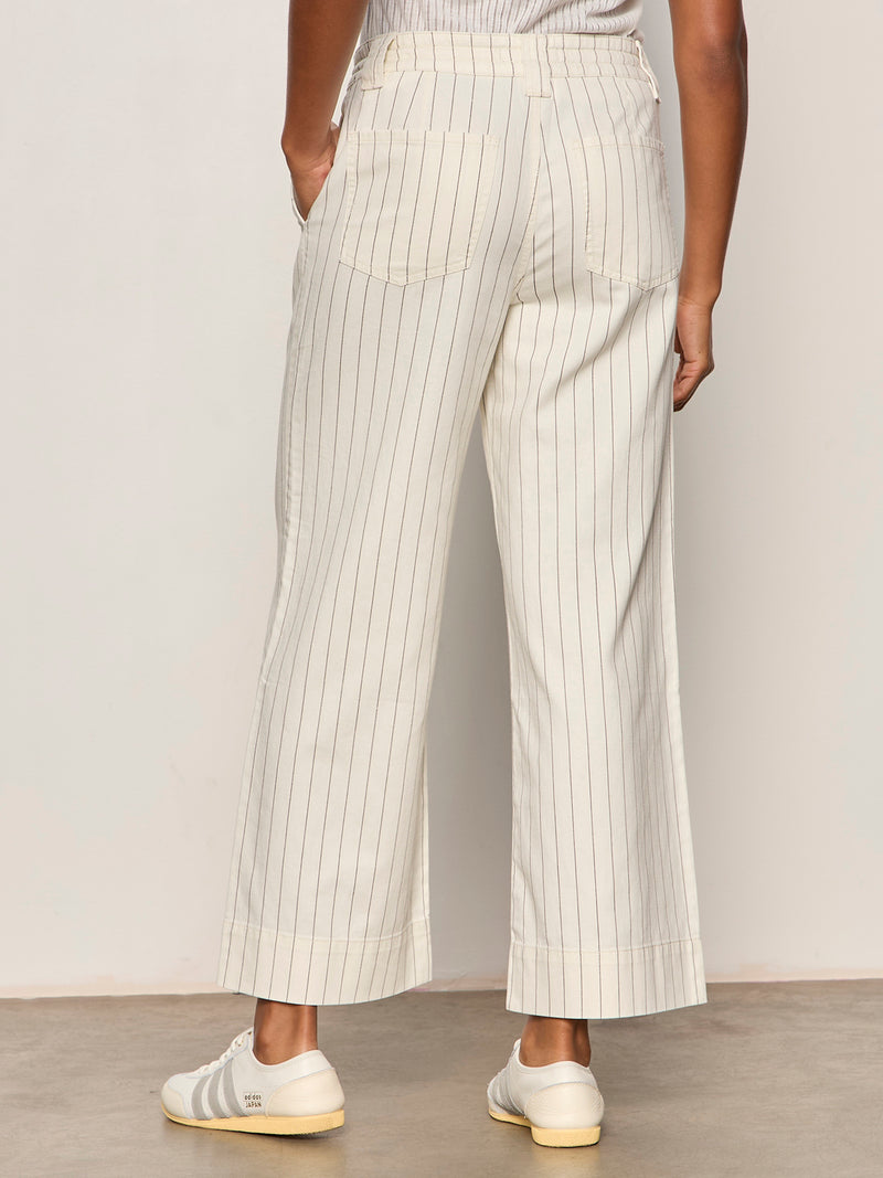 Lily Cropped Pant Setting Sun Stripe alt 1