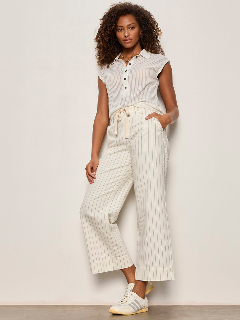 Lily Cropped Pant Setting Sun Stripe alt 4