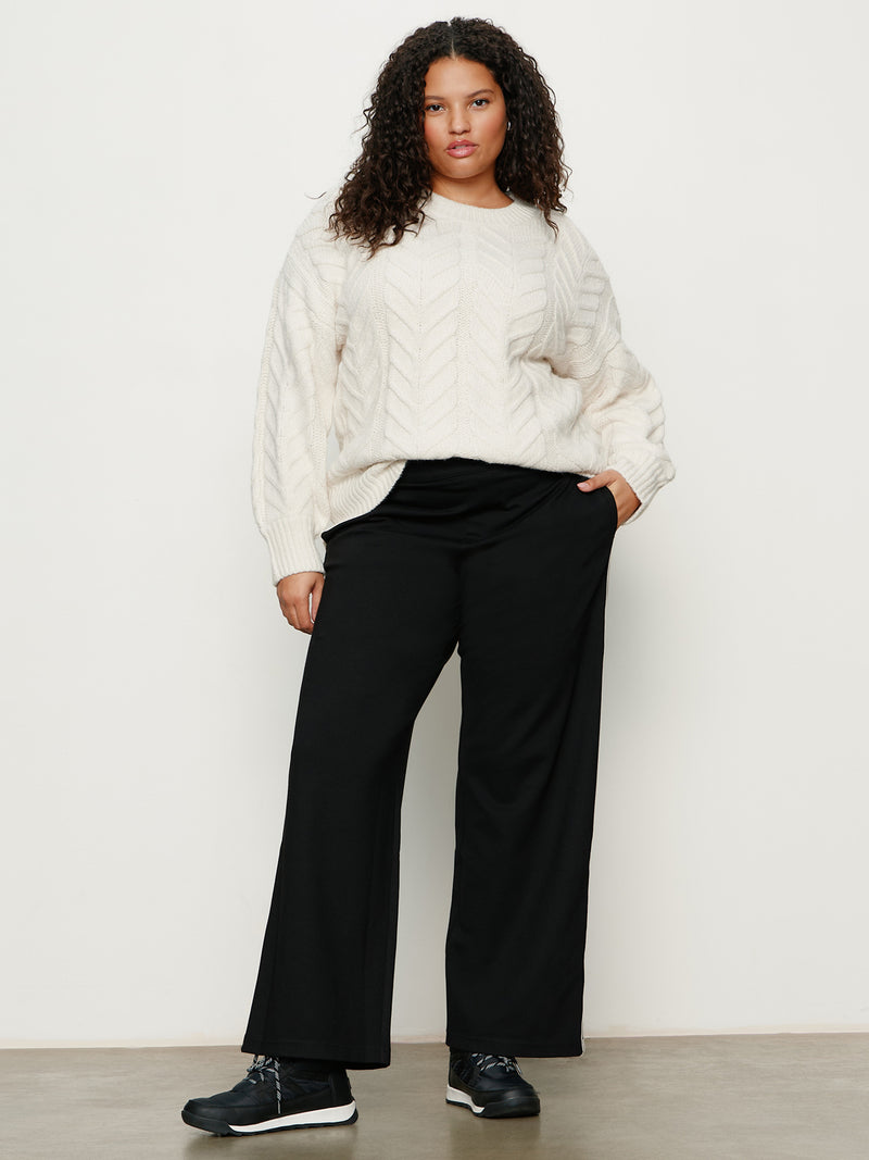Runway Track Pant Black Extended Sizing alt 1