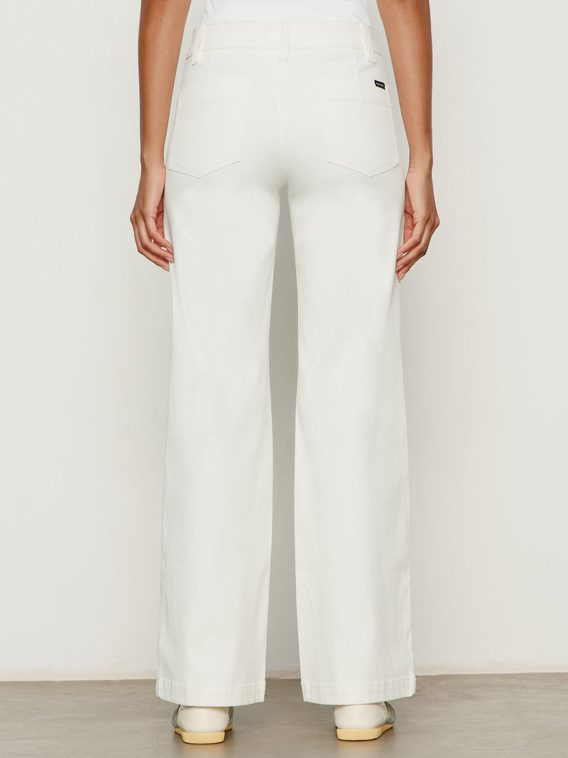 Sculpted Insider Wide Leg Jean Chalk alt 2