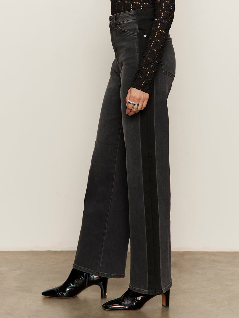 Tuxedo Relaxed Straight Jean Black Tie