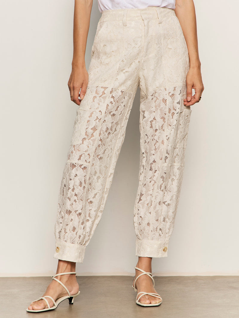 Soft Volume Lace Pant Collagen