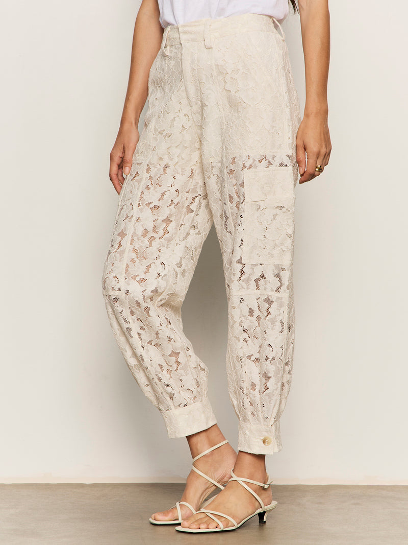 Soft Volume Lace Pant Collagen alt 2