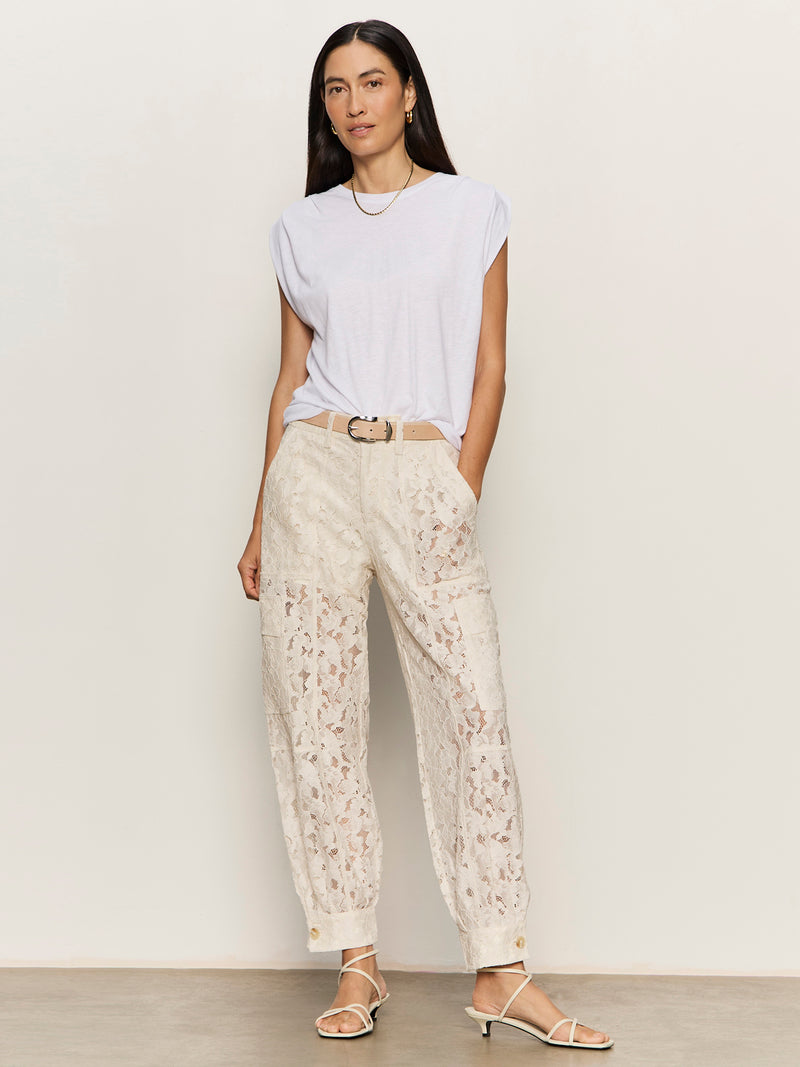 Soft Volume Lace Pant Collagen alt 5