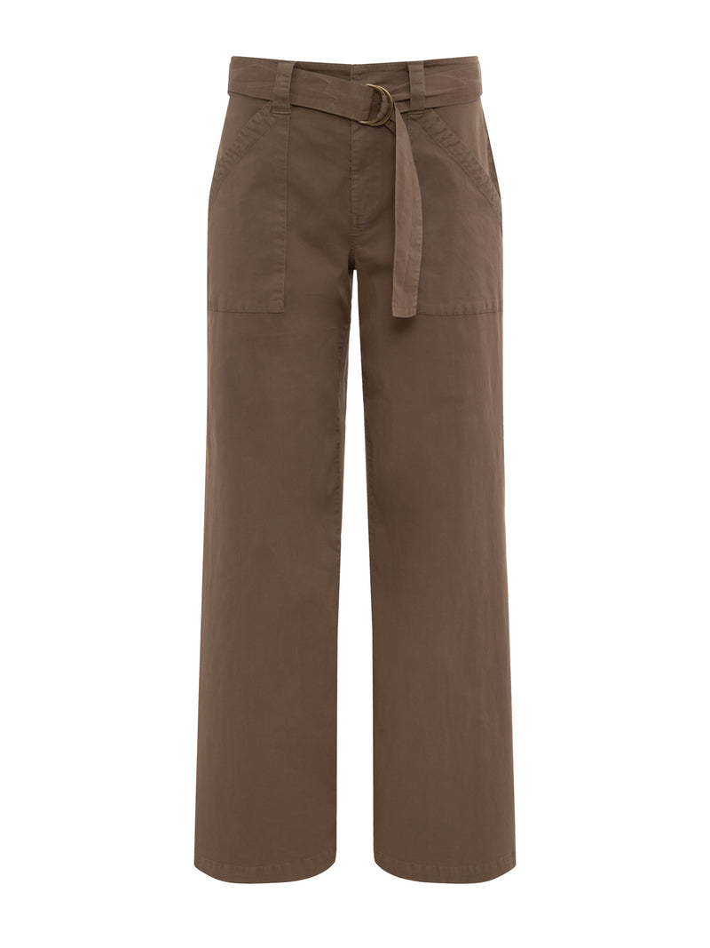 Soft Polished Wide Leg Pant Timber alt 5