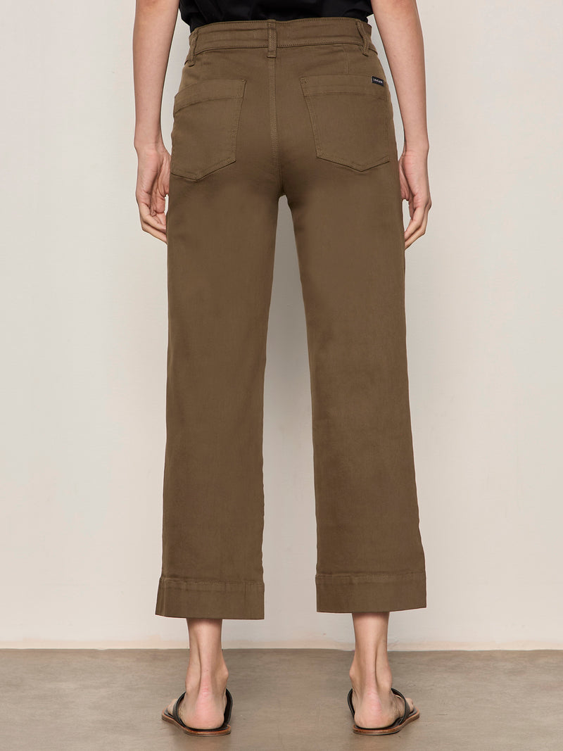 Insider Crop Pant Forage Green alt 1