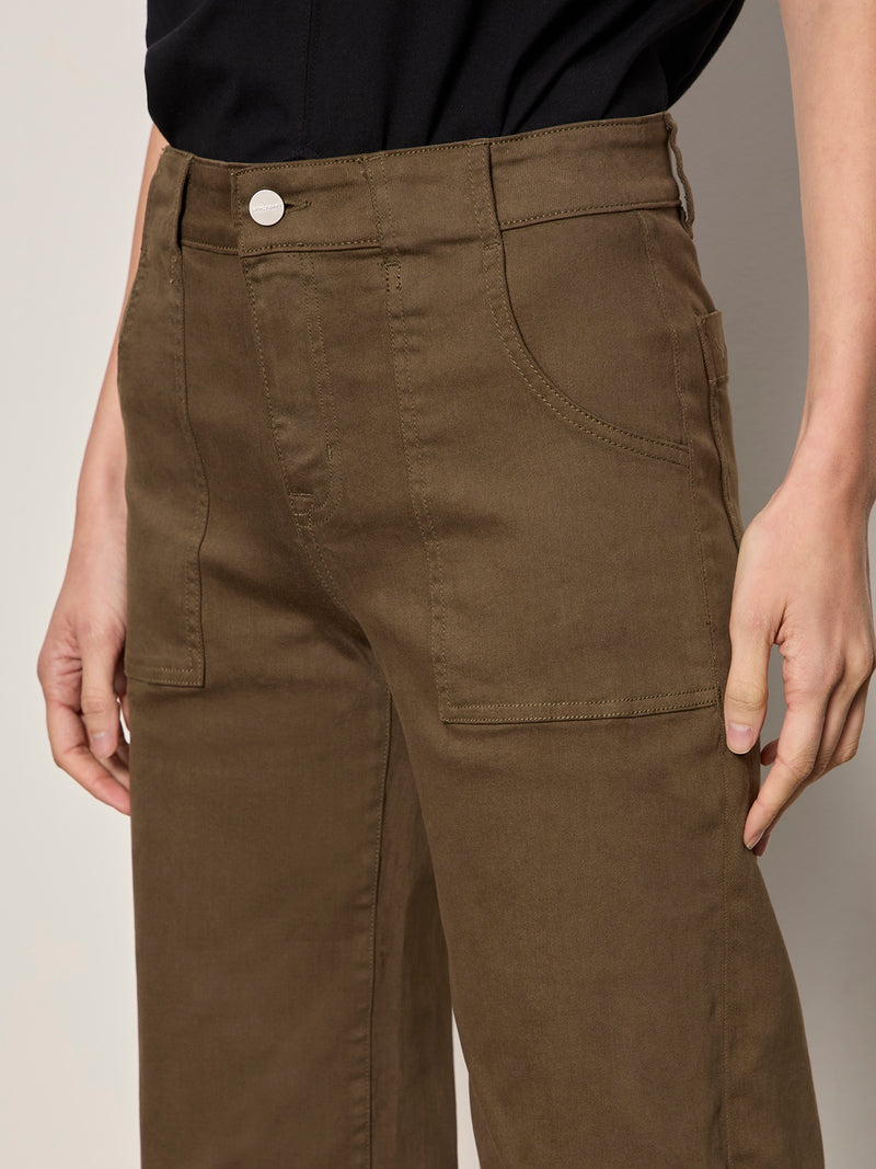Insider Crop Pant Forage Green alt 3