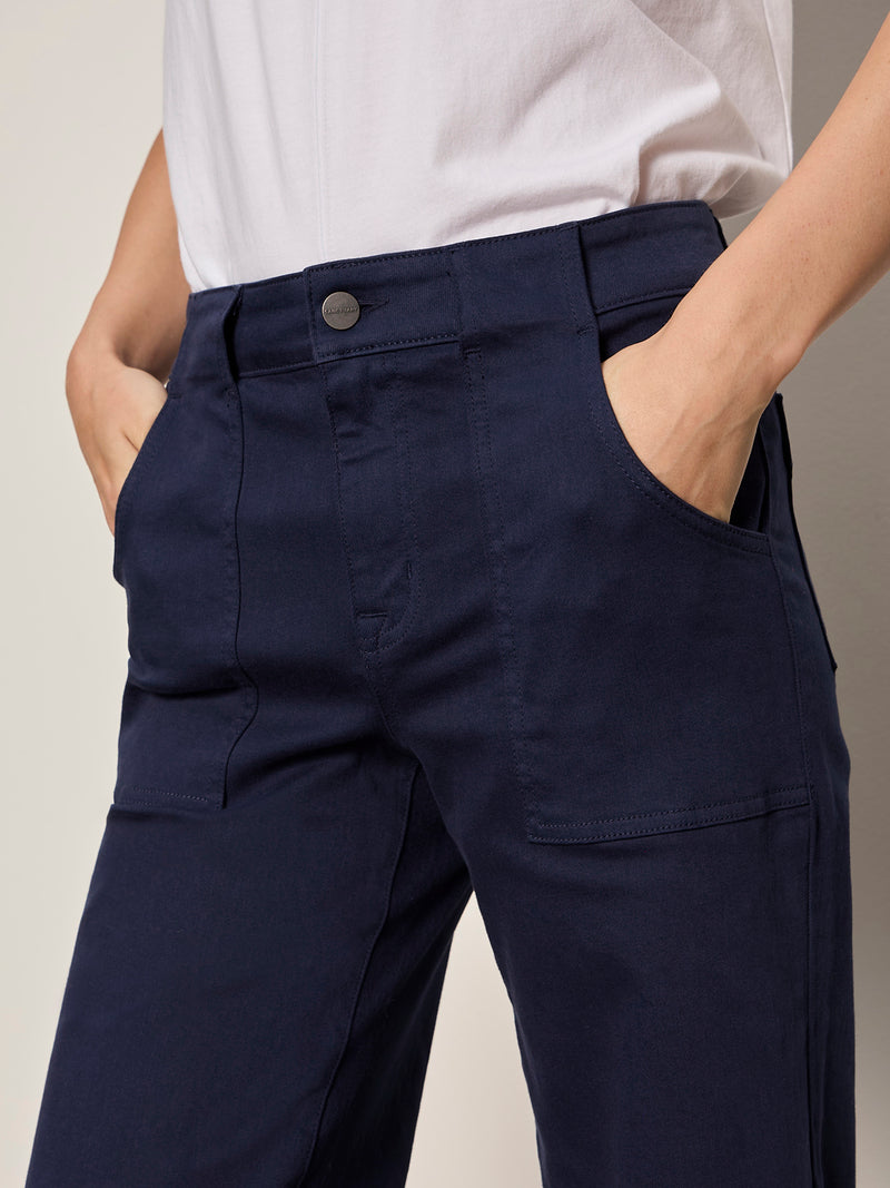 Insider Crop Pant Navy Blazer alt 3