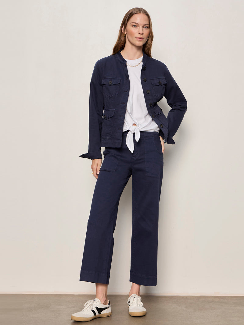 Insider Crop Pant Navy Blazer alt 5