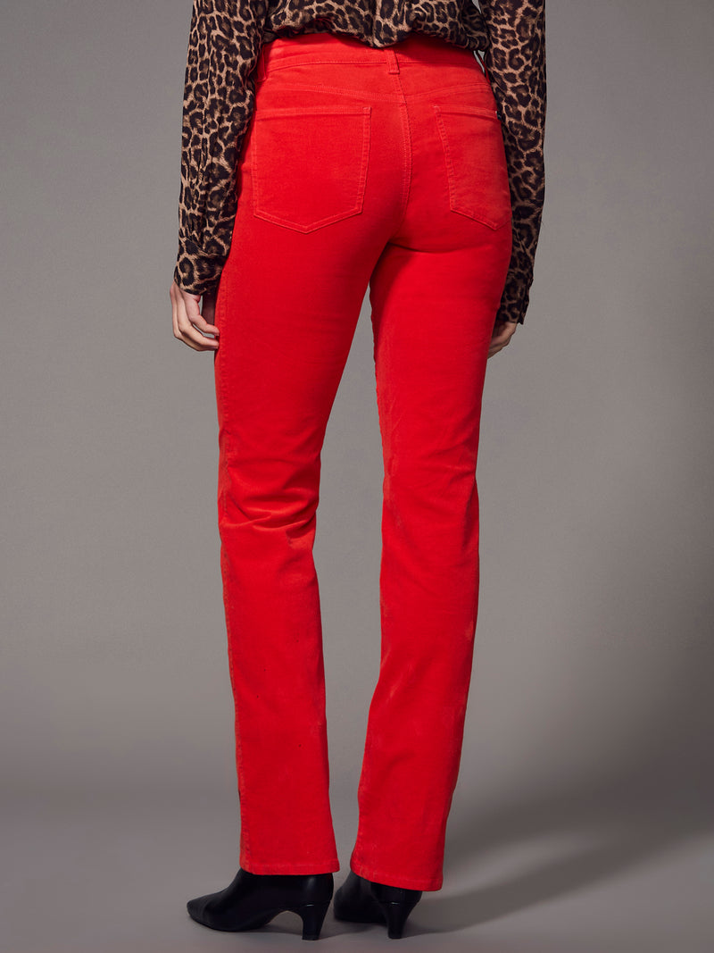 Play Date Corduroy Bootcut Pant Red Hot alt 2