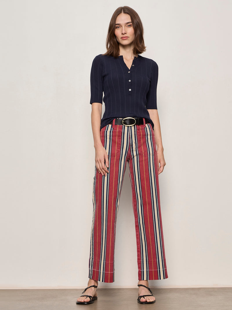 Mariner Jean Verry Berry Stripe Petite Sizing