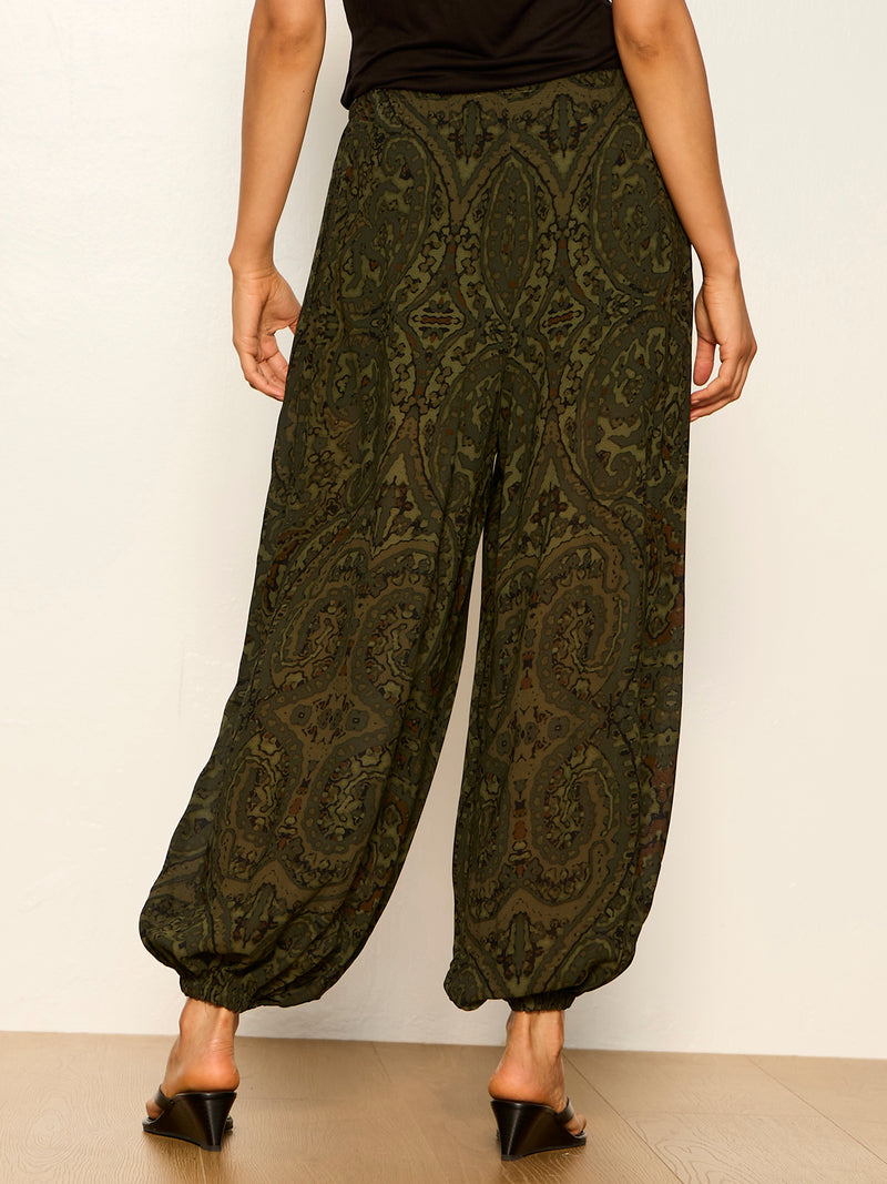 The Moment Volume Pant Midnight Moss alt 2