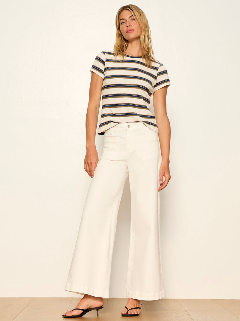 Marine Ultra Wide Leg Jean Chalk alt 6