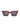 Sanctuary Clothing™s blue light glasses in crimson, rectangular frames with dark lenses, displayed front-facing on a plain white background.