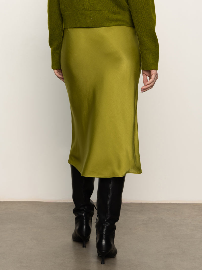 Everyday Midi Skirt Martini Olive alt 4