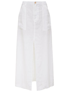 Boardwalk Slip Skirt White
